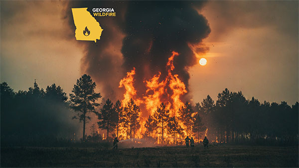 Georgia wildfire history
